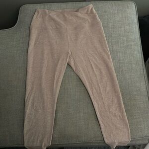 Beyond Yoga Spacedye At Your Leisure High Waisted Midi Legging in Birch Heather